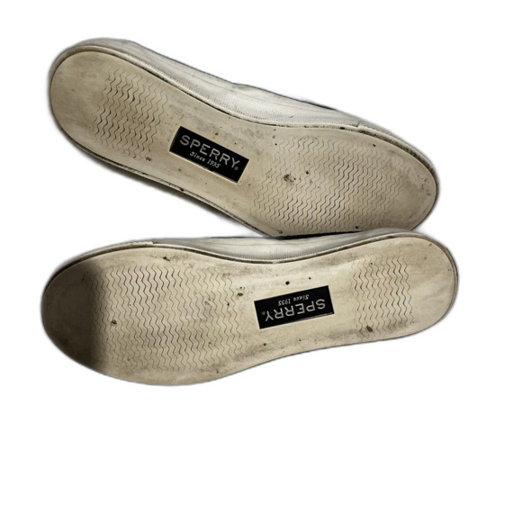 Ladies SPERRY Slip On Sneakers 6.5 Black - Picture 4 of 4